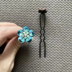 【最終お値下げ】髪飾り お花モチーフ 2個セット