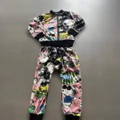 スヌーピー 総柄 ジャージ セットアップ100cm