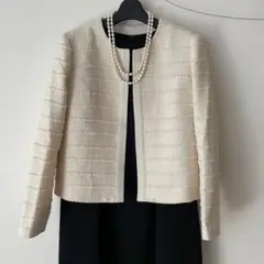 ノーカラージャケット　冠婚葬祭/フォーマル　入学式/卒園式【ジャケット出品】