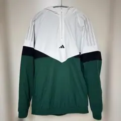 adidasツイストウィーブ アーカイブデザインサイドジップ付きハーフジップ長袖