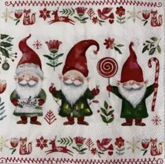 ꕤ︎︎·͜· ︎︎ Xmasトテム1⑭ 4枚セットペーパーナプキン