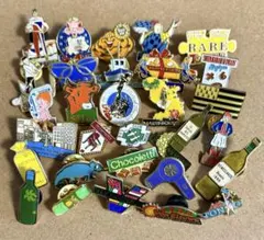 964【デザイン厳選30個】フランス ヴィンテージ ピンバッジ まとめ売りのサムネイル