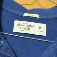 ポロシャツМサイズアバクロンビーフィッチレディース ネイビーポロシャツM送料込み