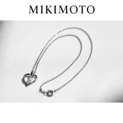 【MIKIMOTO/ミキモト】ハートモチーフパールネックレス　シルバー925のサムネイル