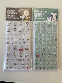 スヌーピー ドロップブロックシール 2シート