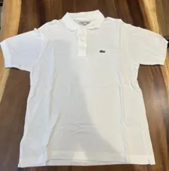 ラコステ 半袖鹿の子ポロシャツ 白 L1212 LACOSTE サイズ4