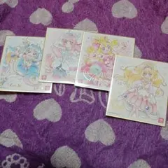 プリキュア色紙 4枚セット