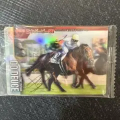 サラブレッドホースコレクション ドウデュース 武豊騎手 金箔サイン