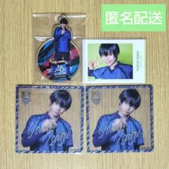 ブルーロック ブルステ アクスタ クリアカード トレカ 潔世一 竹中凌平