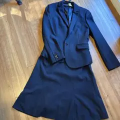 紺　レディーススーツ　Lサイズ 秋冬用