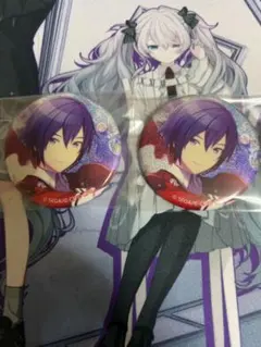 KAITO 14b グリッター缶バッジ モモジャン