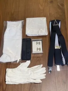 アクアグラツィエ　新郎シャツセット Lサイズ 新郎小物セット