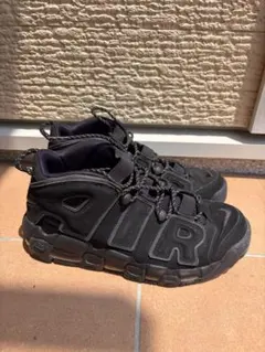 NIKE エアモアアップテンポ　トリプルブラック　28.0cmのサムネイル