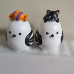 シマエナガ　ねこ　キャンディ　　 ミニオブジェ 　可愛い