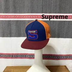 Supreme - Milano Felt 5 Panel Cap ネイビー美品