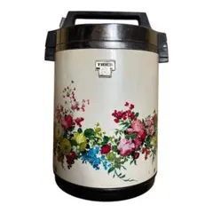 【昭和レトロ】タイガー・tiger 花柄 保温ジャー レトロ ヴィンテージのサムネイル