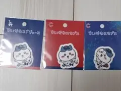 ちいかわ×MLB ダイカットステッカー ハチワレ 3枚セット