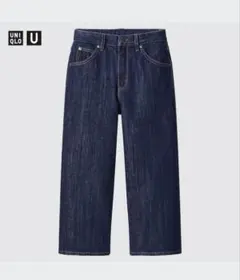 UNIQLO U ユニクロ ユー ワイドフィットアンクルジーンズ 130