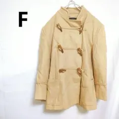 上着 アウター ダッフルコート ベージュ フリーサイズ 海外 US レディース