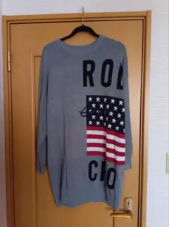 RODEO CROWNS WIDE BOWL グレー ニットワンピース