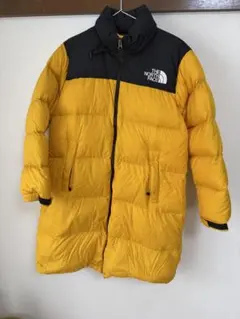 THE NORTH FACE ダウンジャケット イエロー ブラック ヌプシ