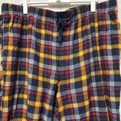 チェック柄イージーパンツ 【XXL】おしゃれ服 カジュアル ヴィンテージ古着