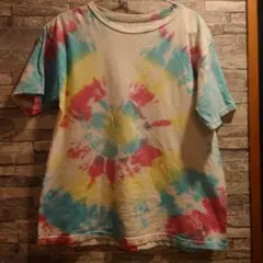 フルーツオブザルーム　タイダイ染めTシャツ※左肩に数カ所穴ありのサムネイル