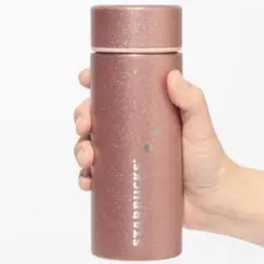 スターバックス グリッター ピンクタンブラー 355㎖　バレンタイン限定