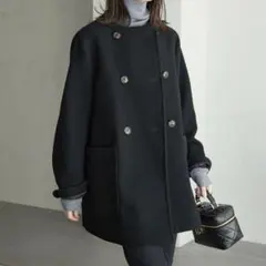 スローブイエナ　ノーカラーコート 38