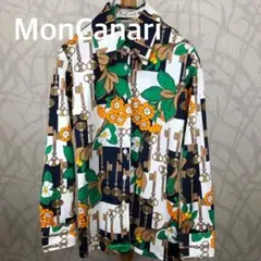 Y2K激レア☆モルガン パワーネット総柄 シアーシャツ グランジ 平成 