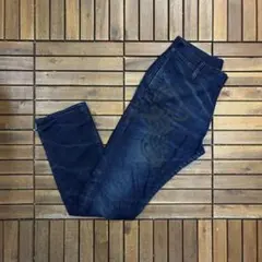 希少 レア PEACEMAKER ブラックデニムパンツ Y2K トライバル 民族