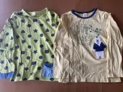 キムラタン ラキエーベ　子供用長袖カットソー2点セット 130cm まとめ売り