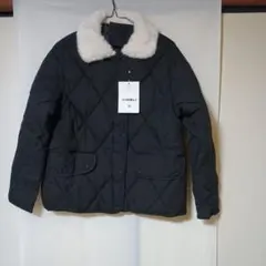 中綿キルティングジャケット　襟ファー　新品　レディース YIGELI