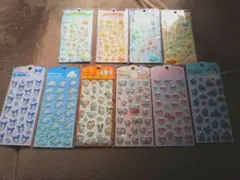 ぷくっとシール (10枚セット)サンリオあり