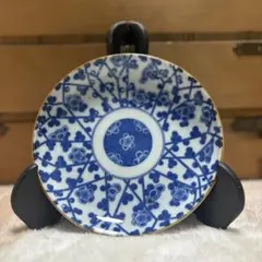 伊万里 染付 格子文 松竹梅 小皿 2客 小皿 きれいな燕の染付 - メルカリ