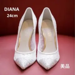 mmn様専用⭐︎DIANA ダイアナ ウェディング パンプス レース