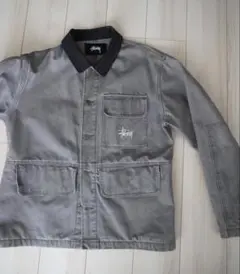 k*i様 Stussy グレー デニムジャケット Mサイズ STUSSY デニムジャケット Mサイズ - メルカリ