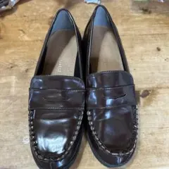 ブラウン ローファー 23.5cm 美品