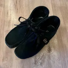 Clarks Wallabee ブラック スエード　UK5