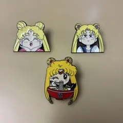 セーラームーン ピンバッジ 3個セット