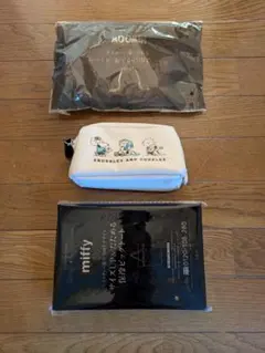 リンネル　付録　３点セット　ミッフィー 　moomin　snoopy