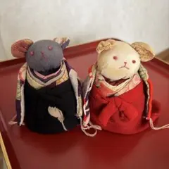 ハンドメイド　雛人形　くま