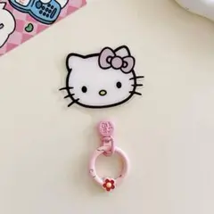 ハローキティ スマホ マルチリング ピンク