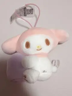 マイメロディ ぬいぐるみ ストラップ付き