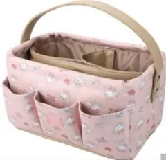 【新品未使用] 猫耳キティちゃん仕切り付き収納ケース