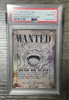 ワンピース 手配書 ニカ ニカルフィ SP PSA10