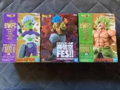 ドラゴンボールフィギュア ゴジータブルー ブロリー チライ 3体セット