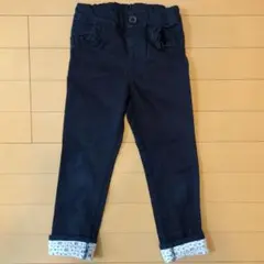BeBe ダークブルー 長ズボン