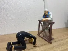 ワンピース　サンジ　ゼフ　フィギュア 名シーン