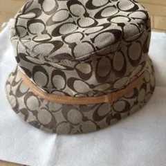 COACH バケットハット M/L ロゴパターン - メルカリ